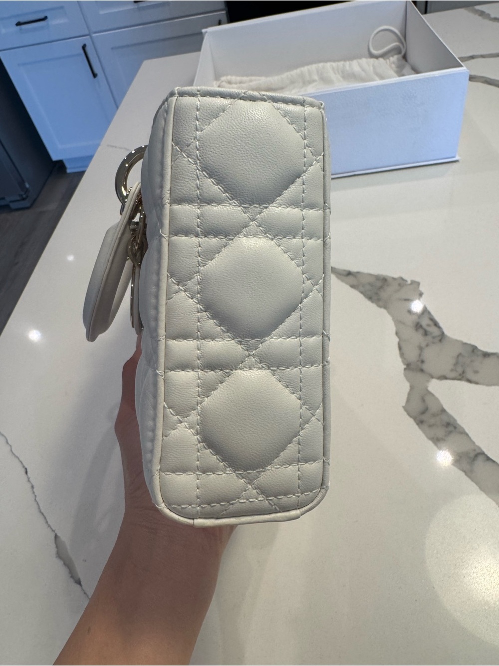 Christian Dior Lady D Joy Medium Cannage Lambskin - Picture 5 of 12